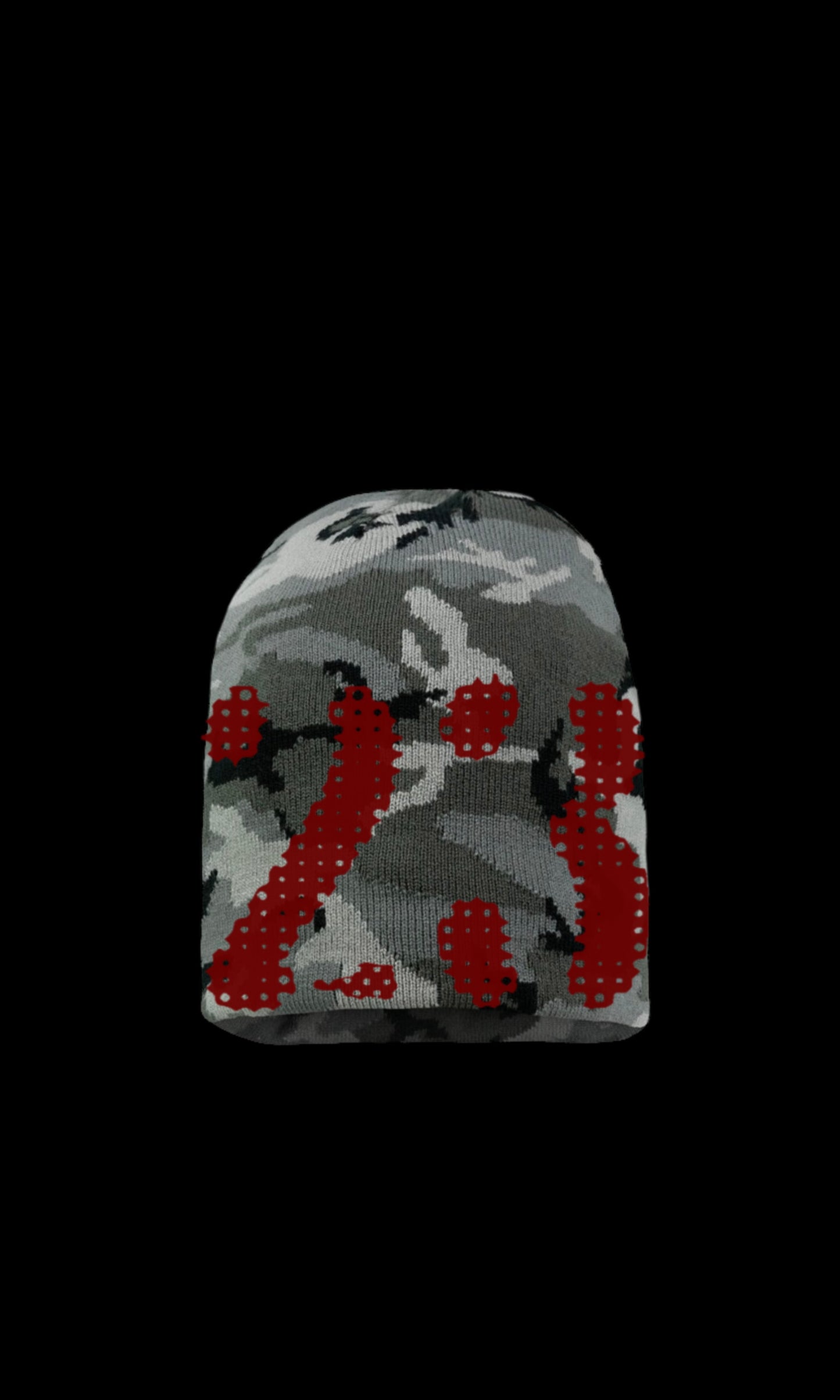 Grey Camo VT Beanie